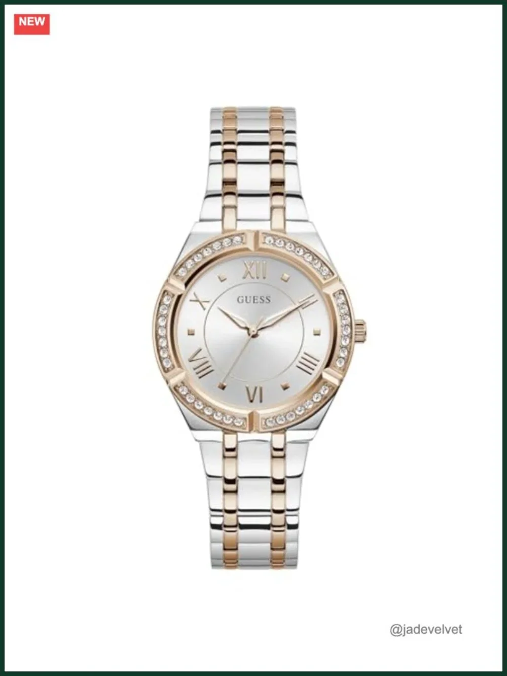 GUESS Unisex Adult Watch 36mm Silver Dial Mineral Glass 30M Water Resistant